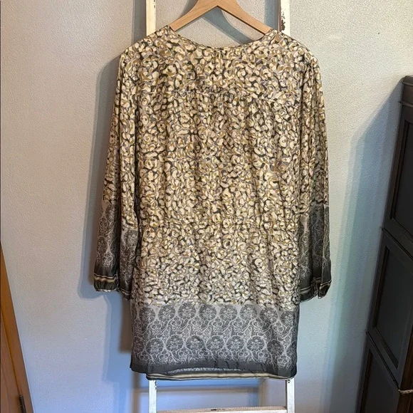 Johnny Was 100% Silk Size 1X Patterned Women's Dress/Tunic - Picture 7 of 12